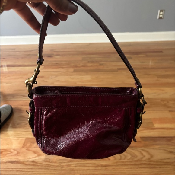 Coach Burgundy Mini Bag - Picture 1 of 3